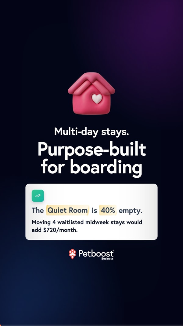 Petboost for pet boarding