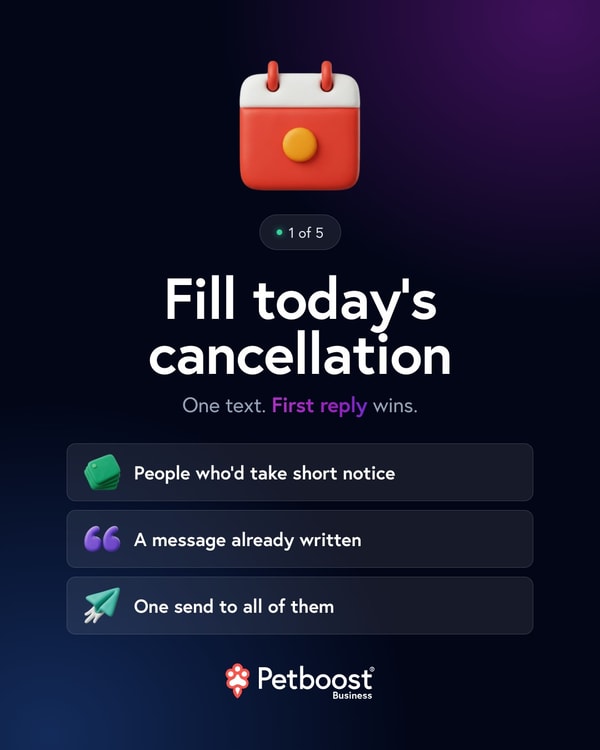 Fill a last-minute cancellation