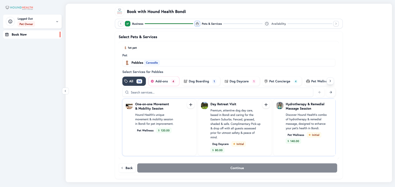 Select eligible services