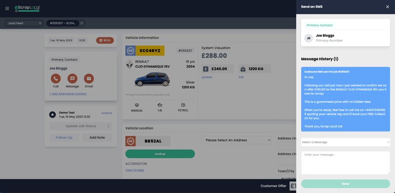primary contact desktop