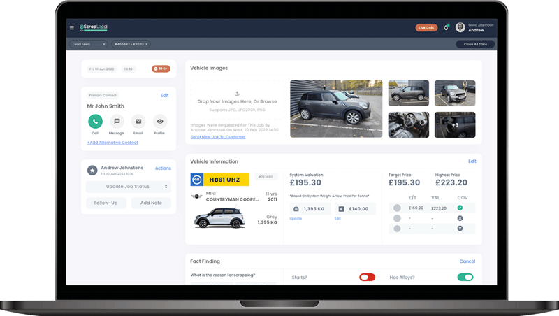 scraplocal task editor crm