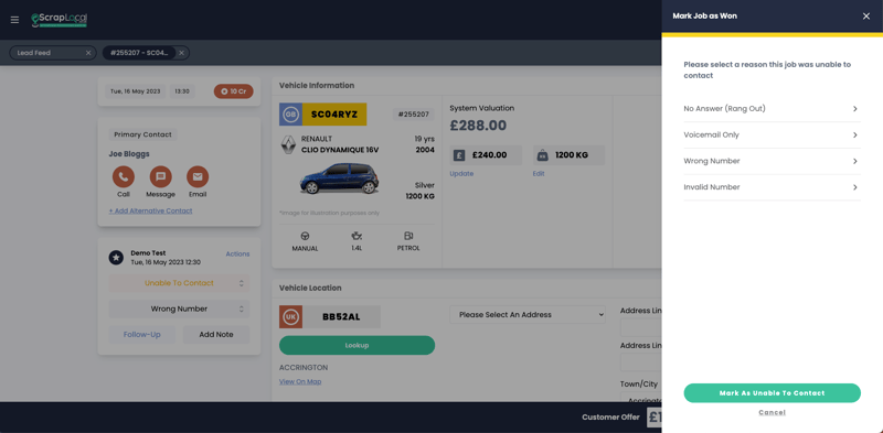 status update desktop