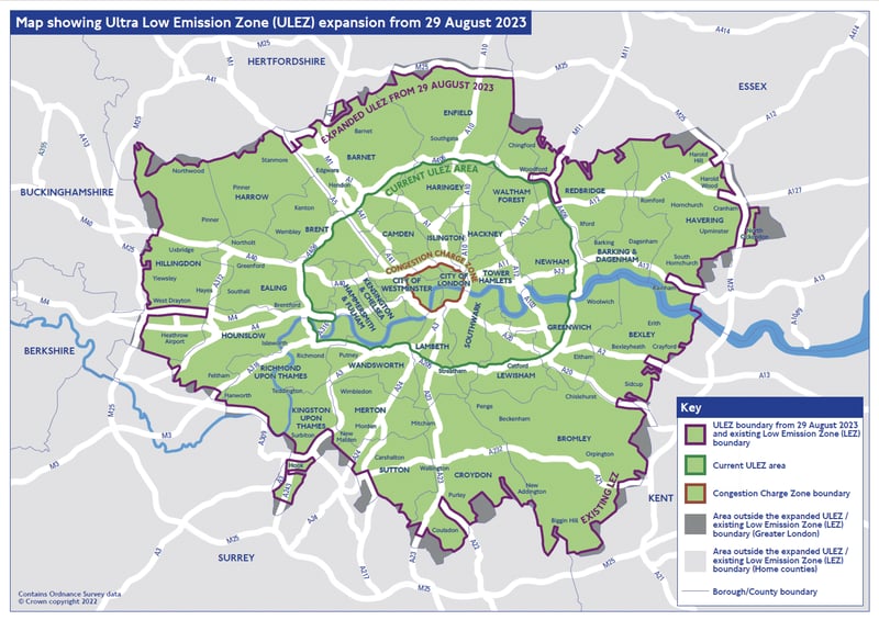 scrap local scrap car guides ulez 2023 expansion map location transport for london