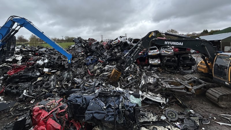 Scrapping cars at Scrap Local