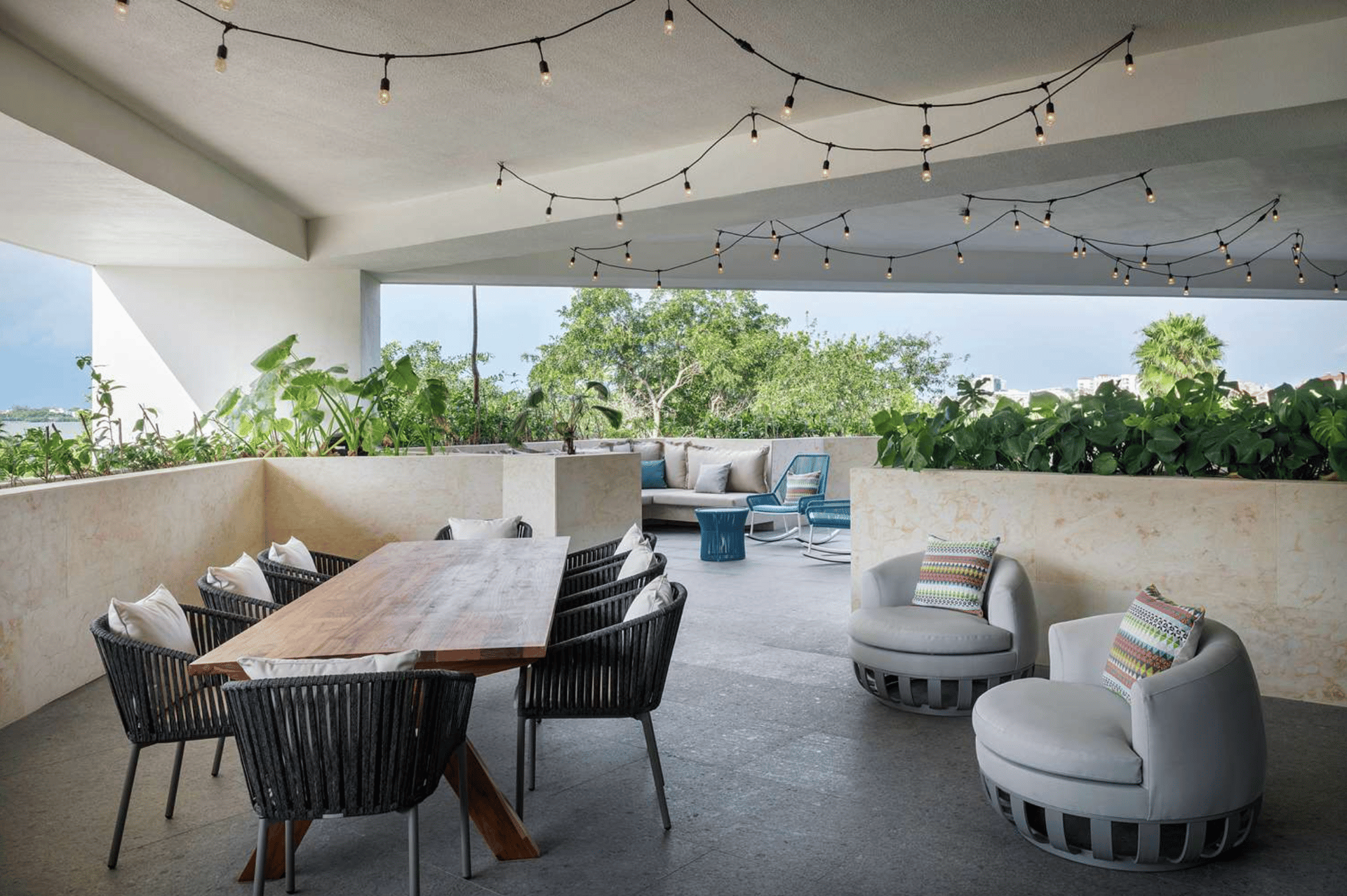 Outdoor Seating | Canopy by Hilton Cancun La Isla
