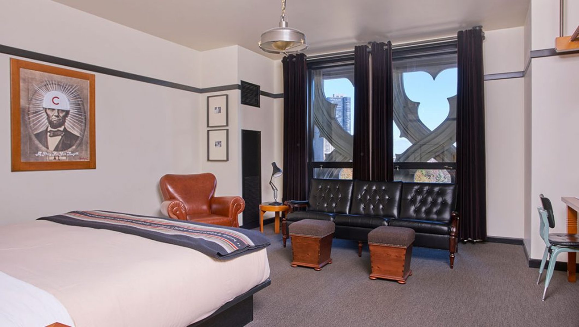 Bedroom and Living Area
