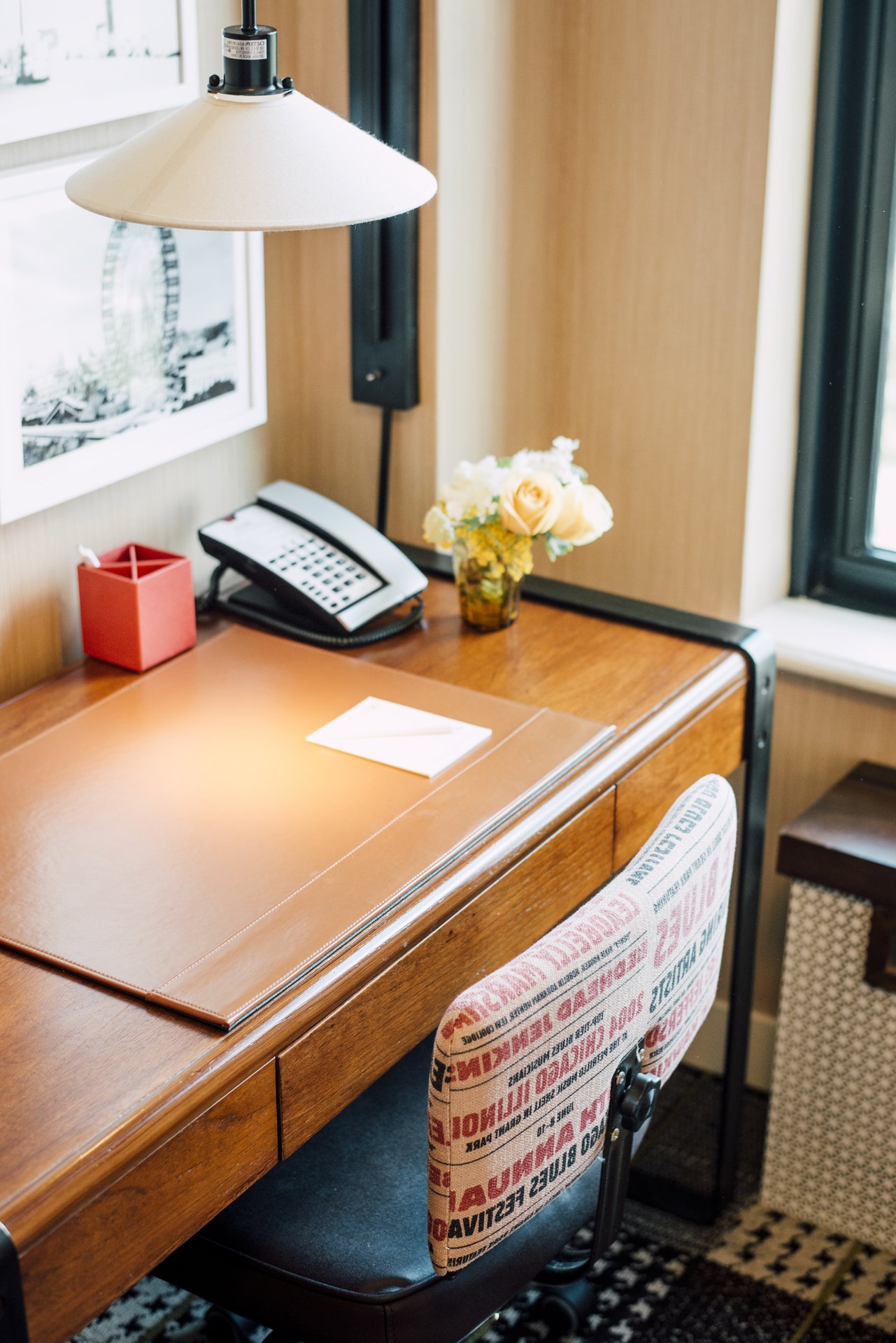 Desk area