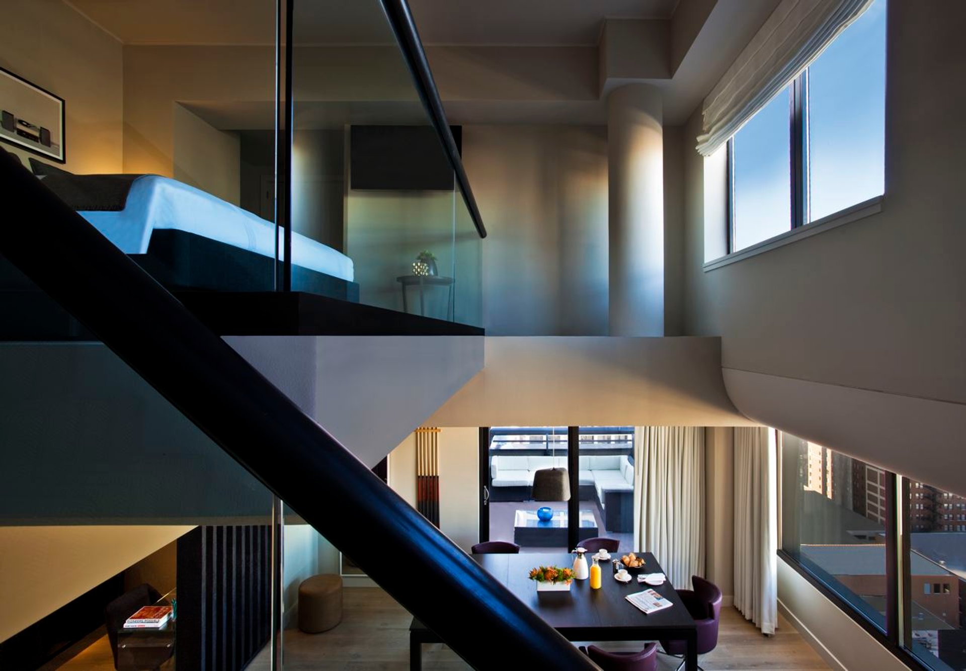 Living Area and Stairs