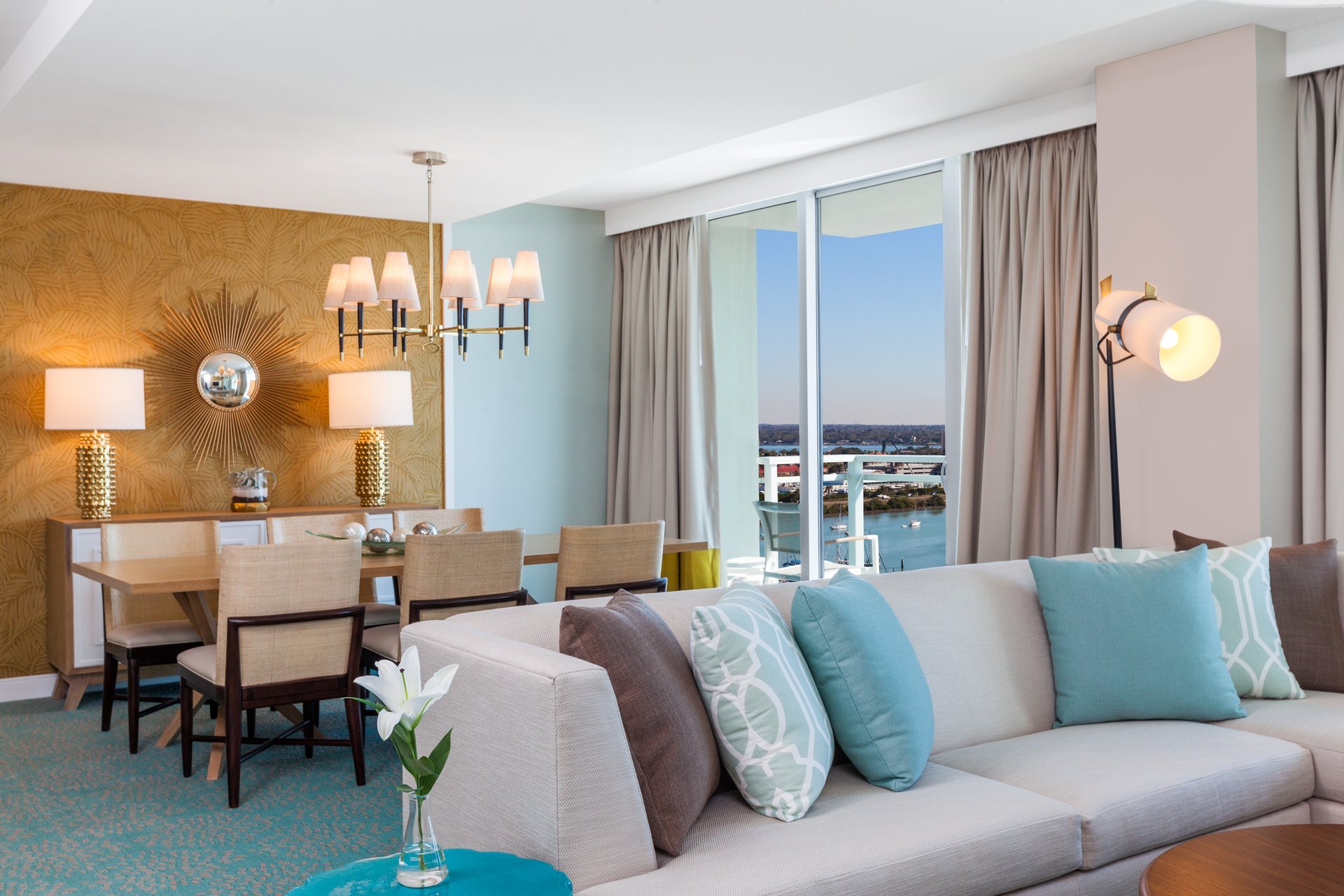 Hospitality Suite Living Area