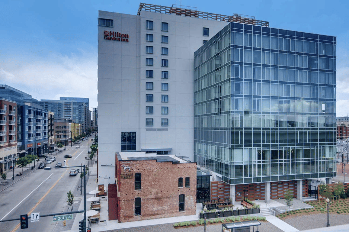 Aerial View | Hilton Garden Inn Denver Union Station