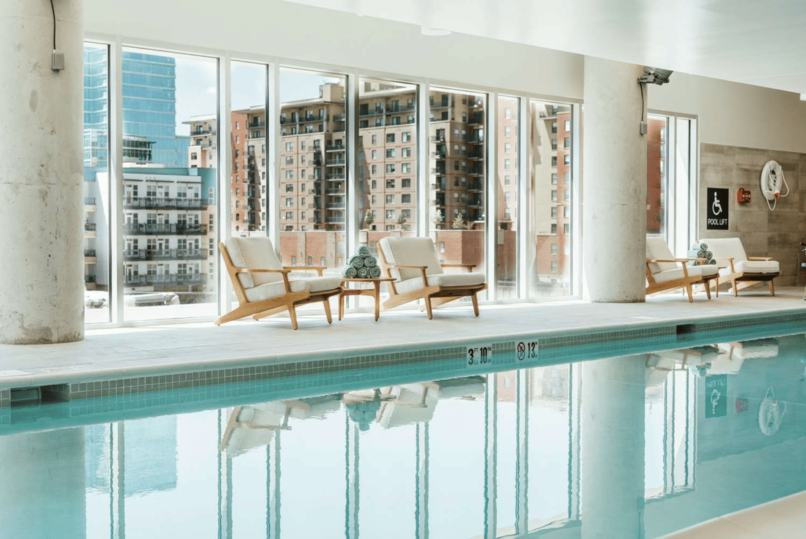 Pool Seats | Hilton Garden Inn Denver Union Station