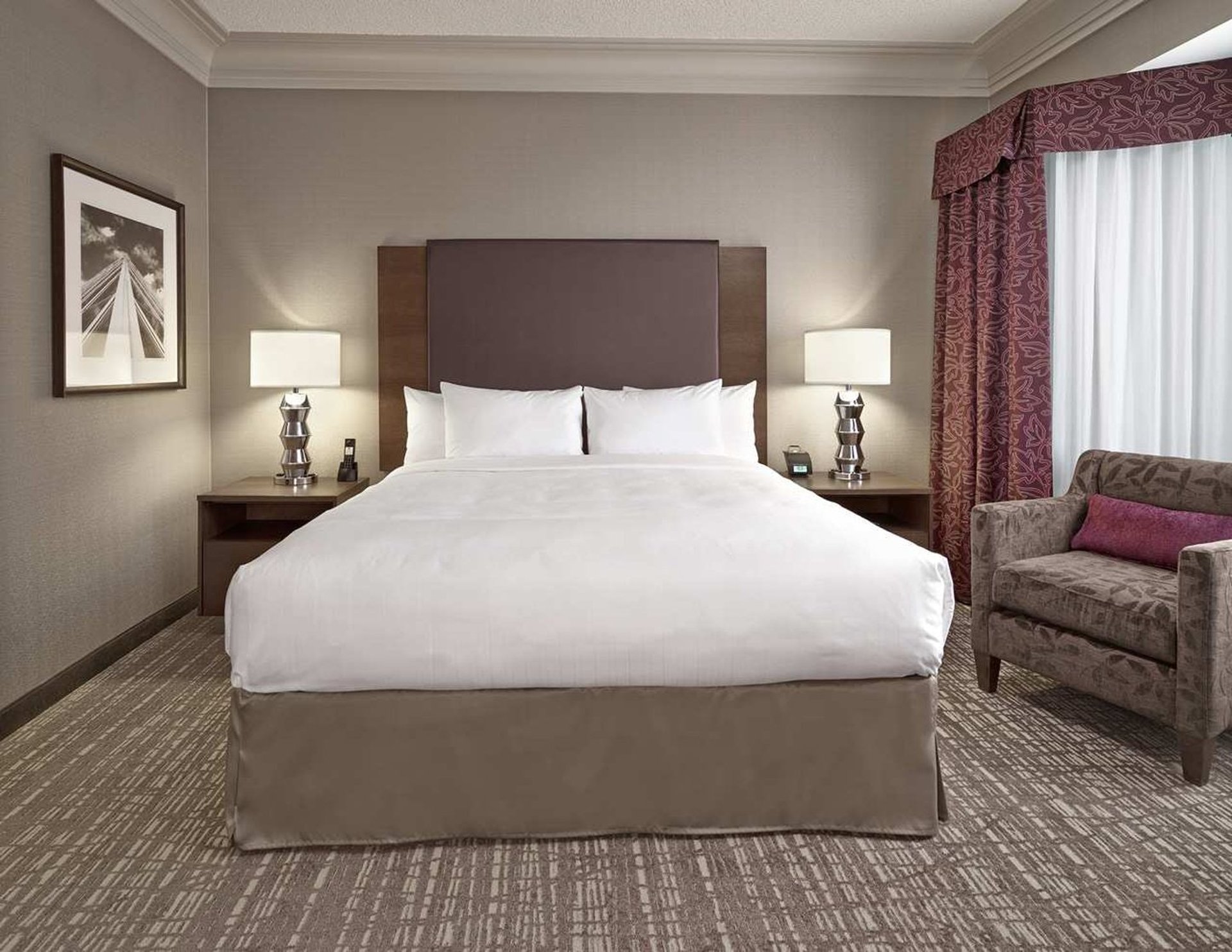 King Hospitality Suite Bedroom