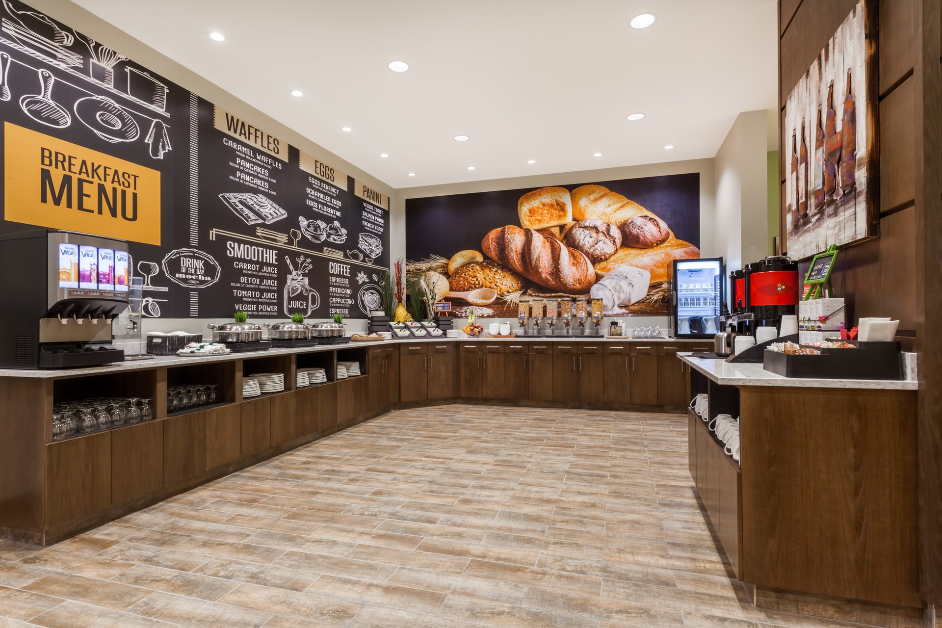 Breakfast Area | Wyndham Garden Edmonton Airport