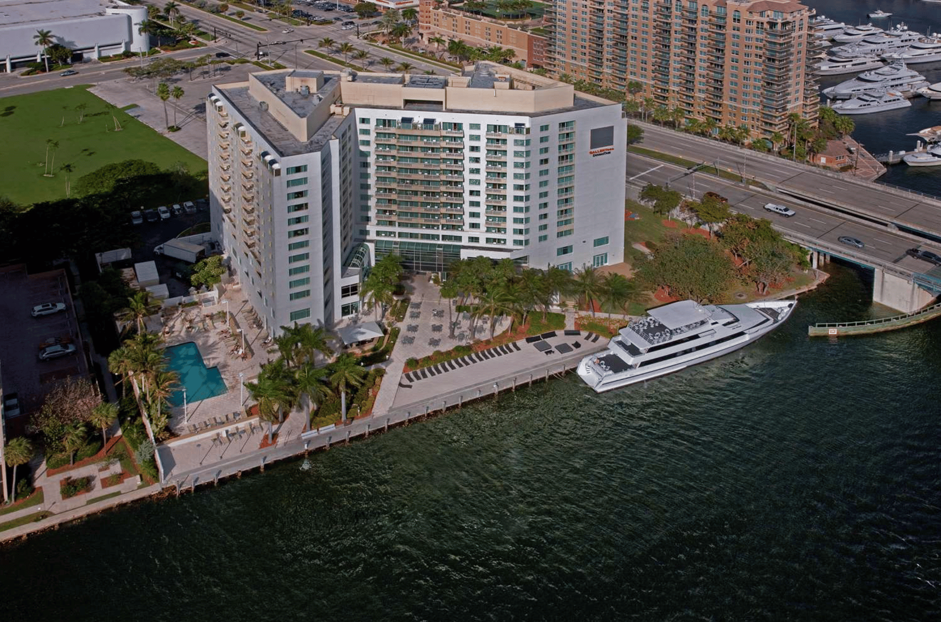 Aerial View | GALLERYone- A DoubleTree Suites by Hilton Hotel