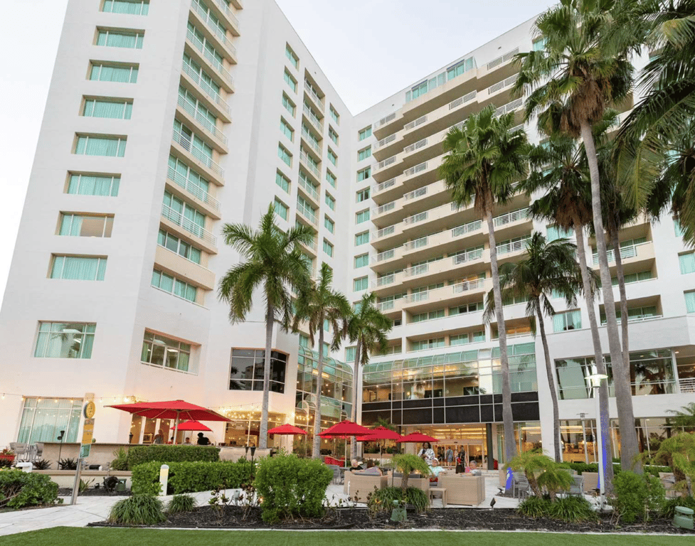 Outdoor Seating | GALLERYone- A DoubleTree Suites by Hilton Hotel