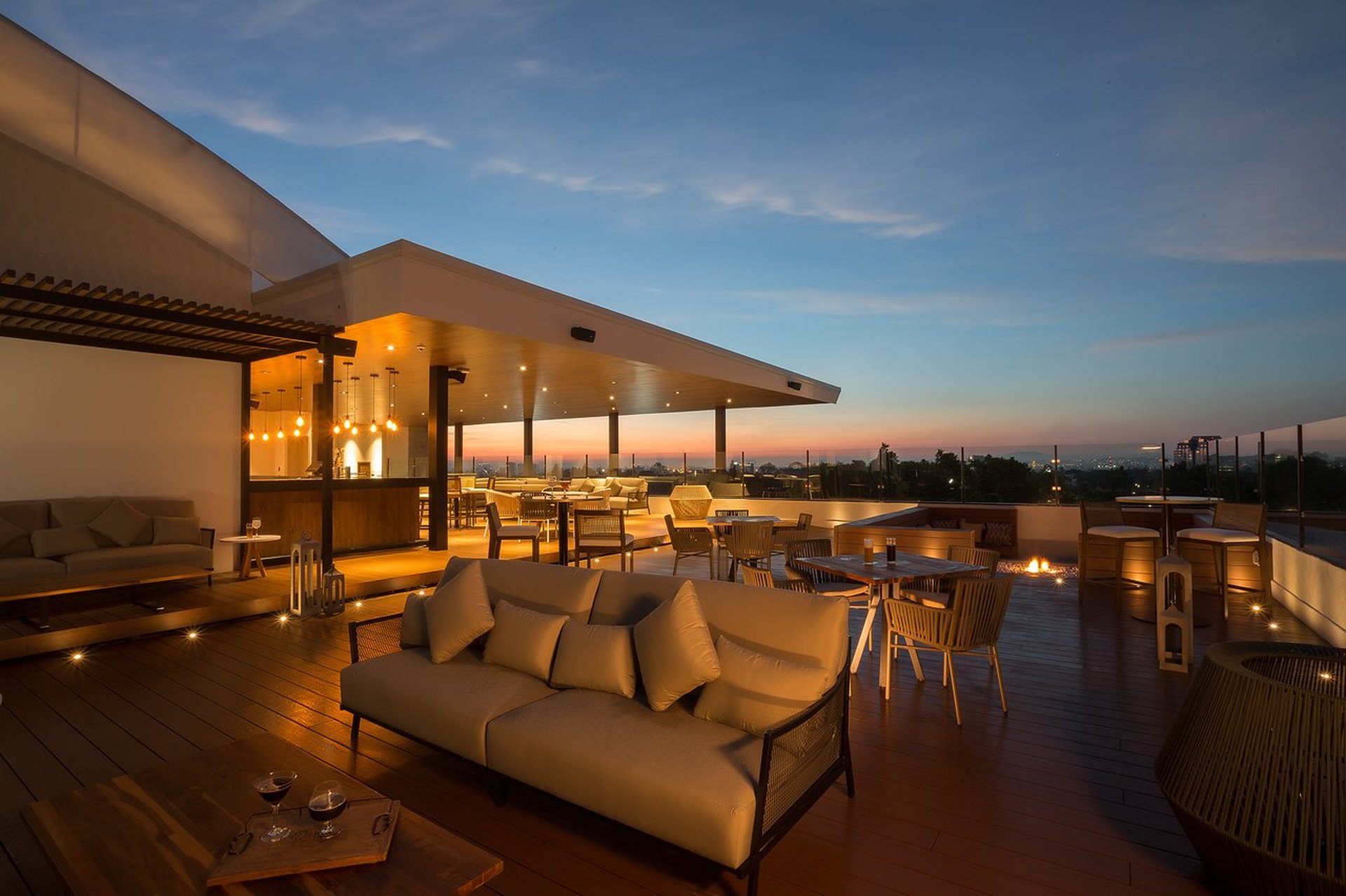 Rooftop Bar View | Hotel 1970 Posada Guadalajara, Curio Collection by Hilton