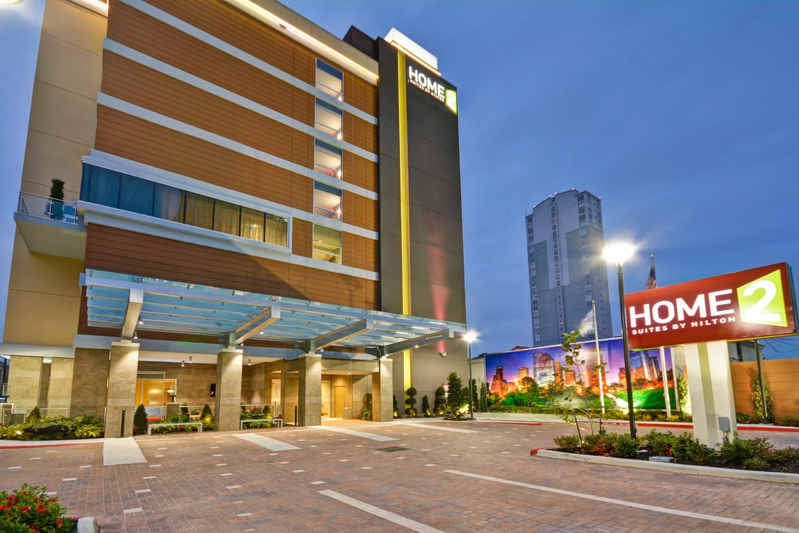 Exterior at Night | Home2 Suites by Hilton Houston Near the Galleria