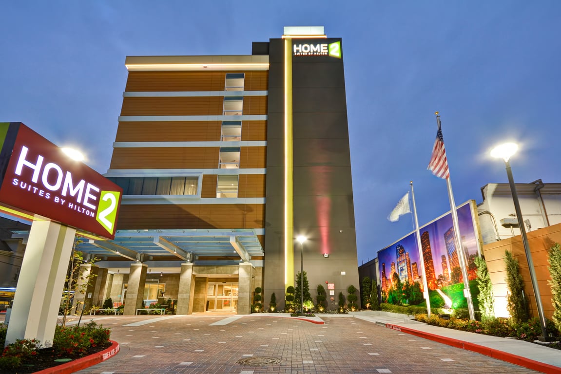 Exterior Night View | Home2 Suites by Hilton Houston Near the Galleria