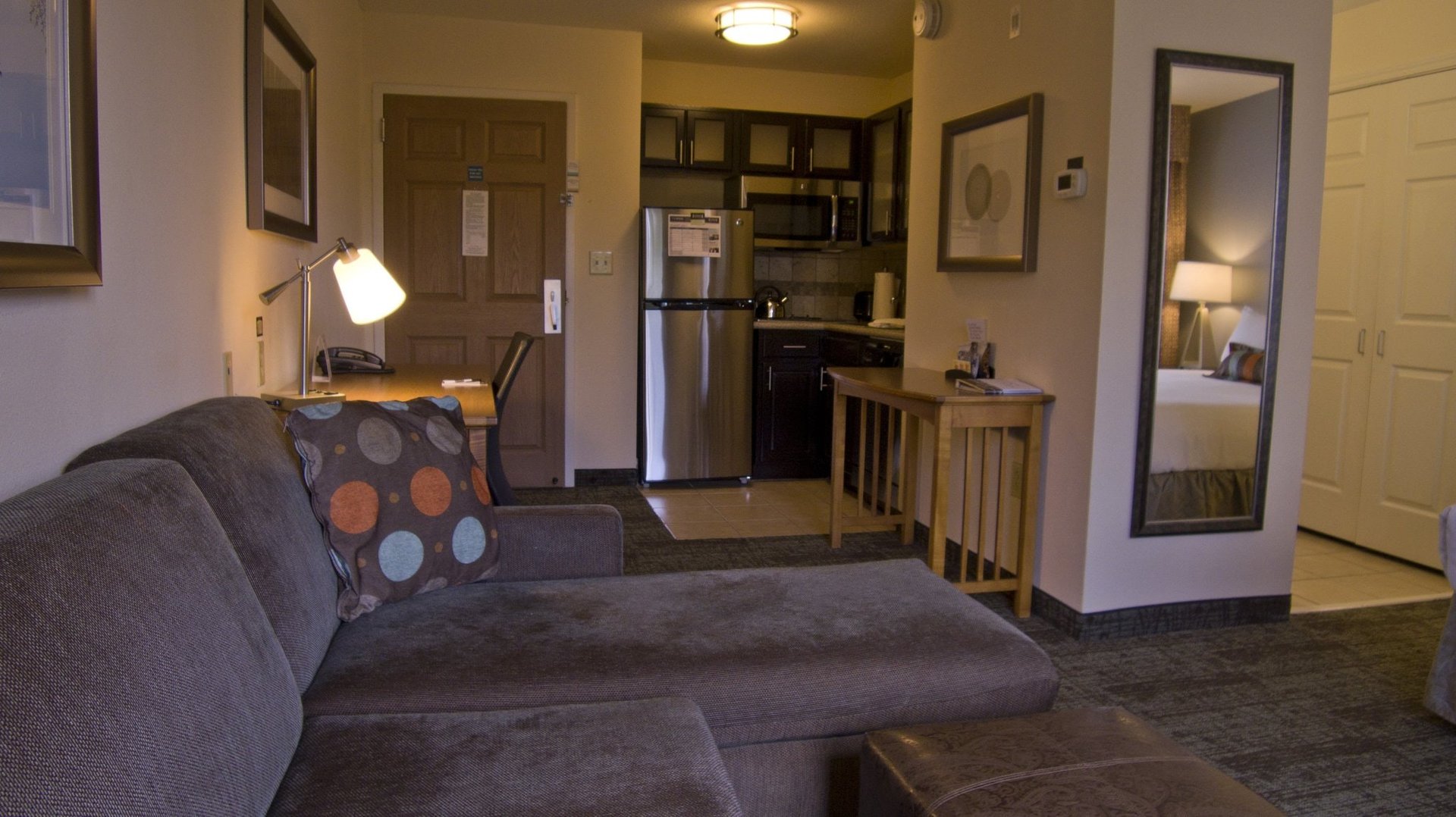 Queen Studio Suite Living Area