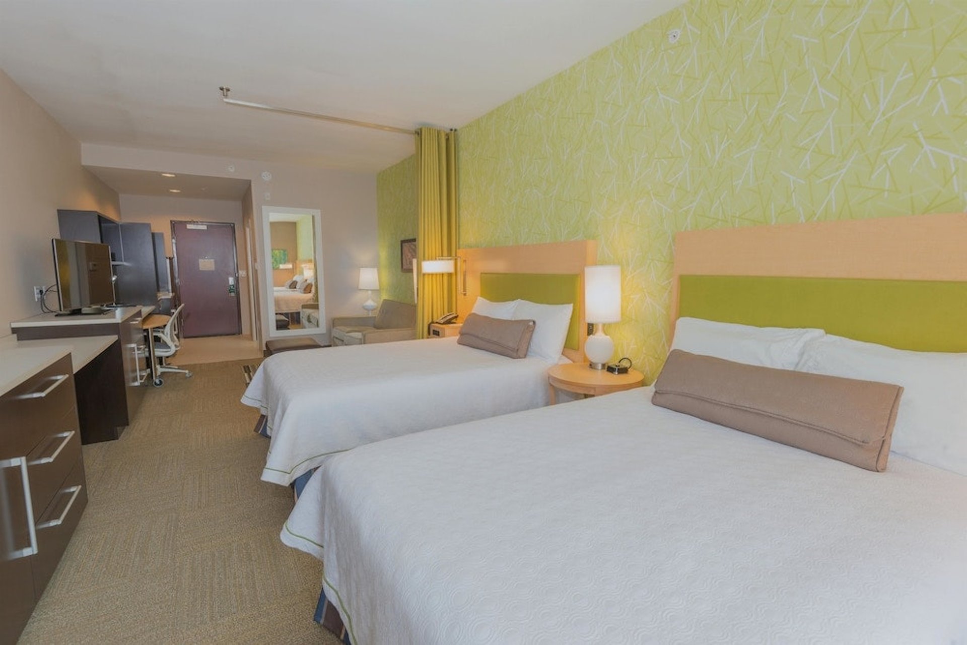 Queen beds and suite