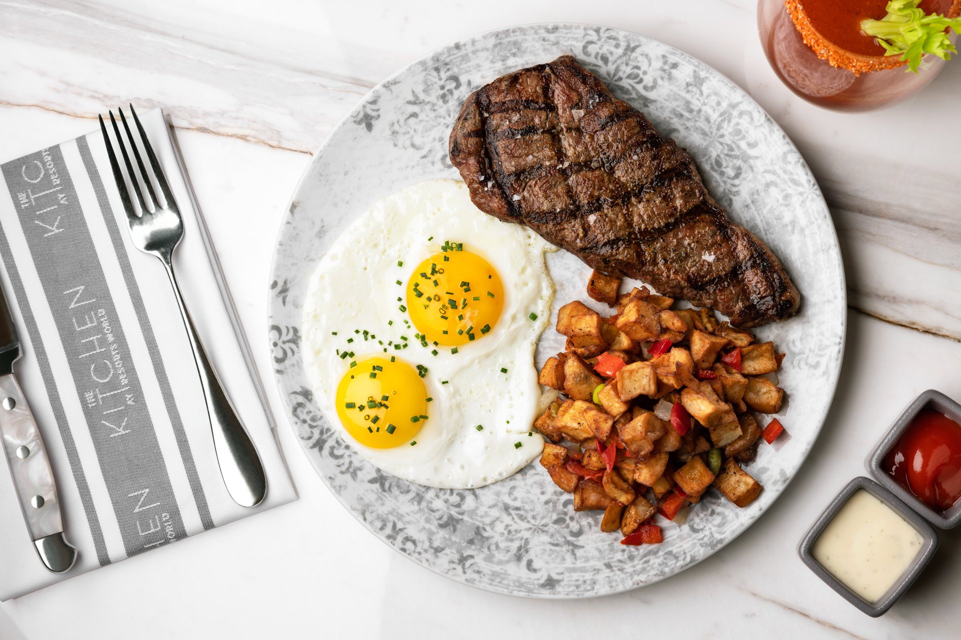 20220504_RW_Kitchen_SteakAndEggs_v1.jpg | Conrad Las Vegas at Resorts World