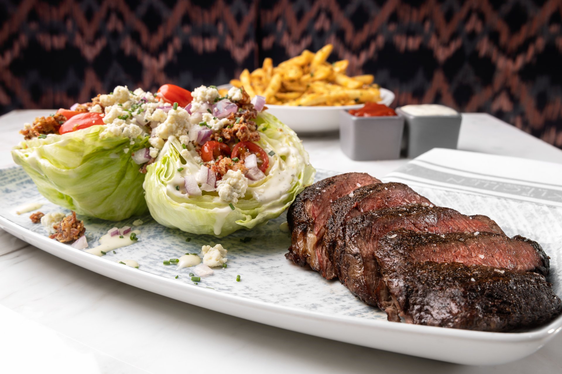 20220504_RW_Kitchen_SteakAndWedgeSalad_v1.jpg | Conrad Las Vegas at Resorts World
