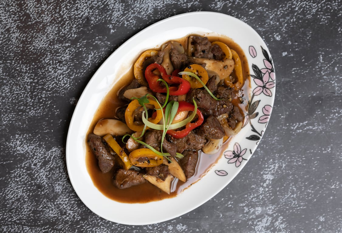 Fuhu - Black Pepper Beef.jpg | Conrad Las Vegas at Resorts World