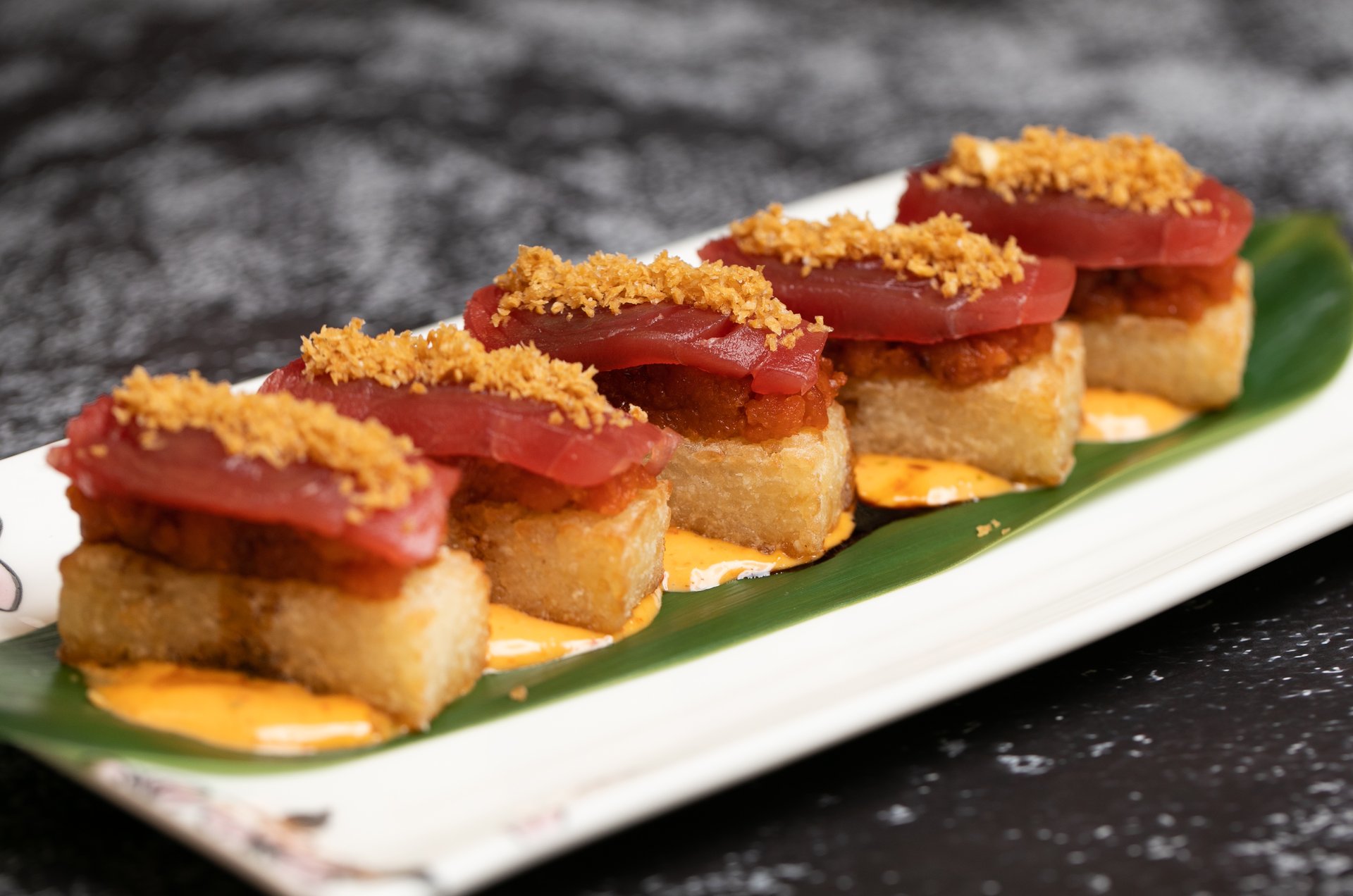 Fuhu - Crispy Tuna 2.jpg | Conrad Las Vegas at Resorts World