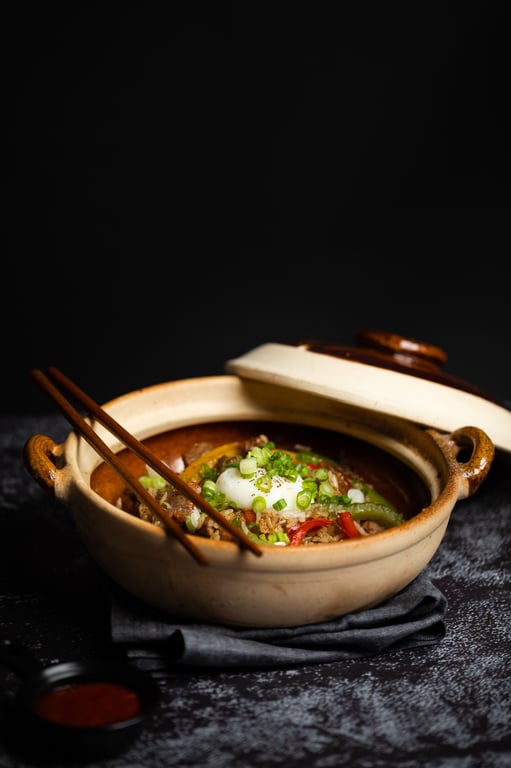 Geylang Claypot Rice – Beef Claypot – Credit Meg Blair-4.jpg | Conrad Las Vegas at Resorts World