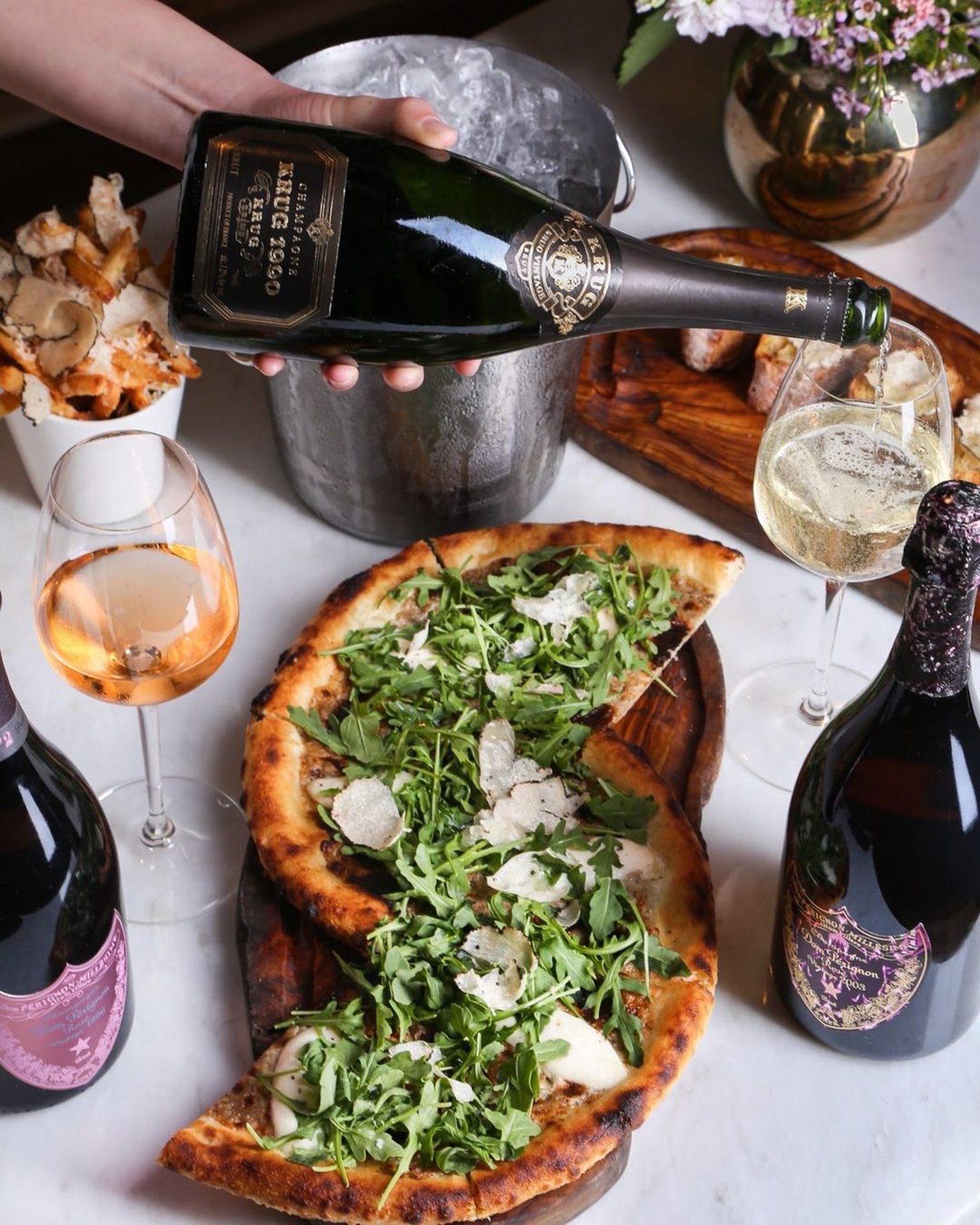 Wally's - Truffle Pizza and Wine.jpg | Conrad Las Vegas at Resorts World