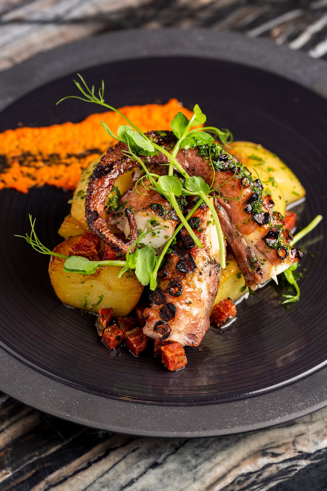 Zazu_Spanish Charred Octopus_©SabinOrr_036_LowRes.jpg | Conrad Las Vegas at Resorts World