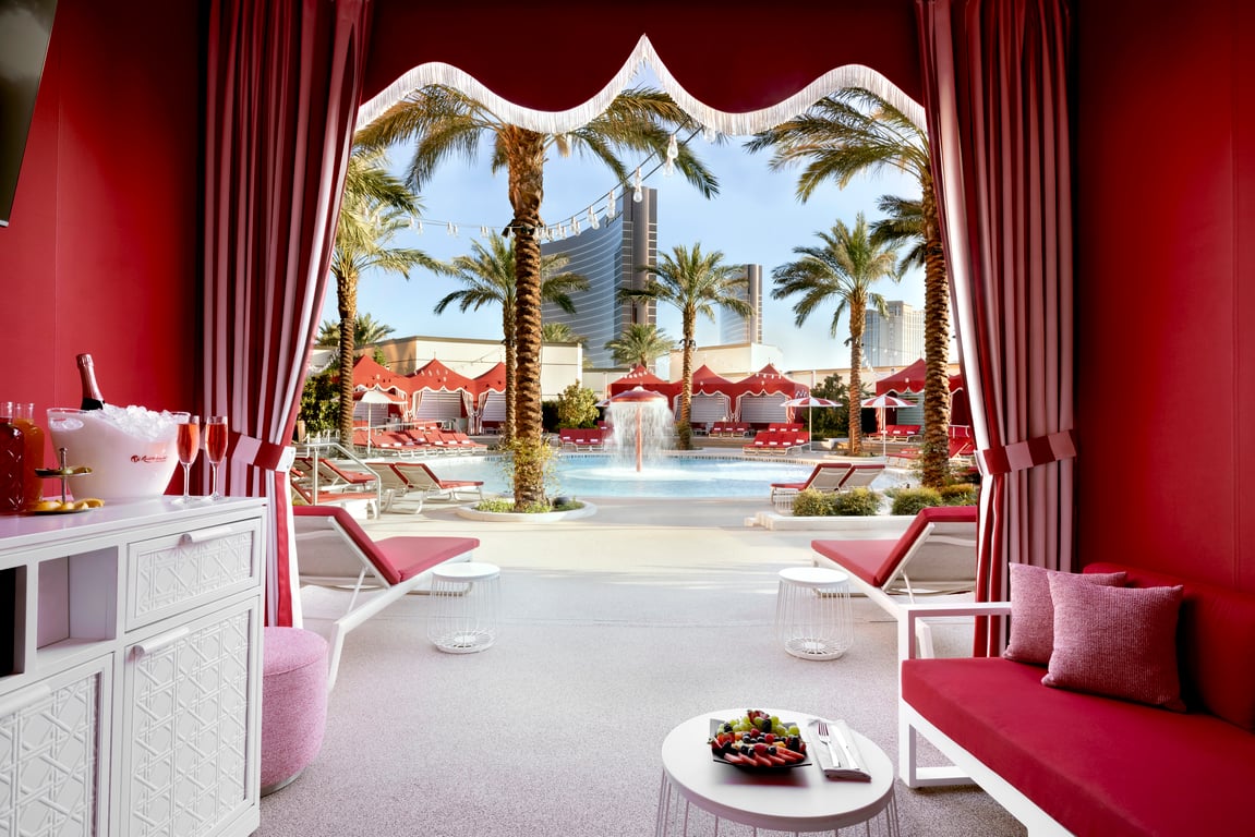 Cabana_Pool | Crockfords Las Vegas, LXR Hotels and Resorts