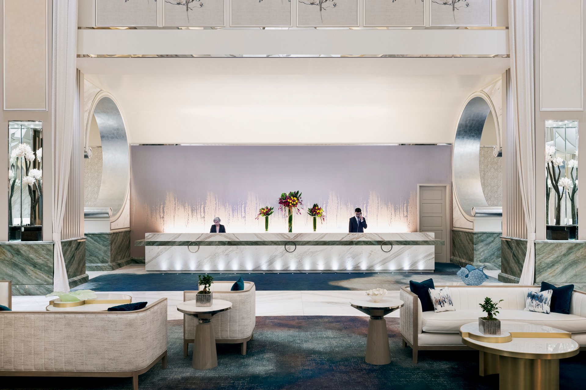 Crockfords Las Vegas Check-In Desk | Crockfords Las Vegas, LXR Hotels and Resorts