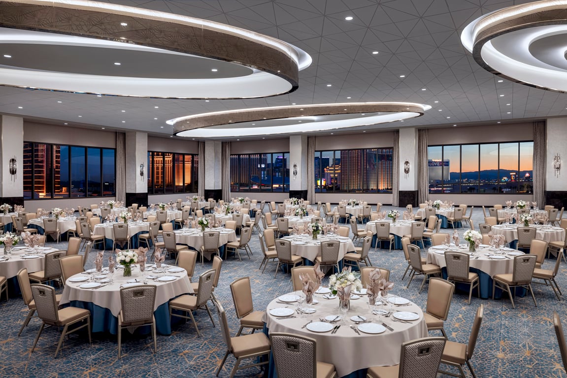 Rose Ballroom Banquet | Crockfords Las Vegas, LXR Hotels and Resorts