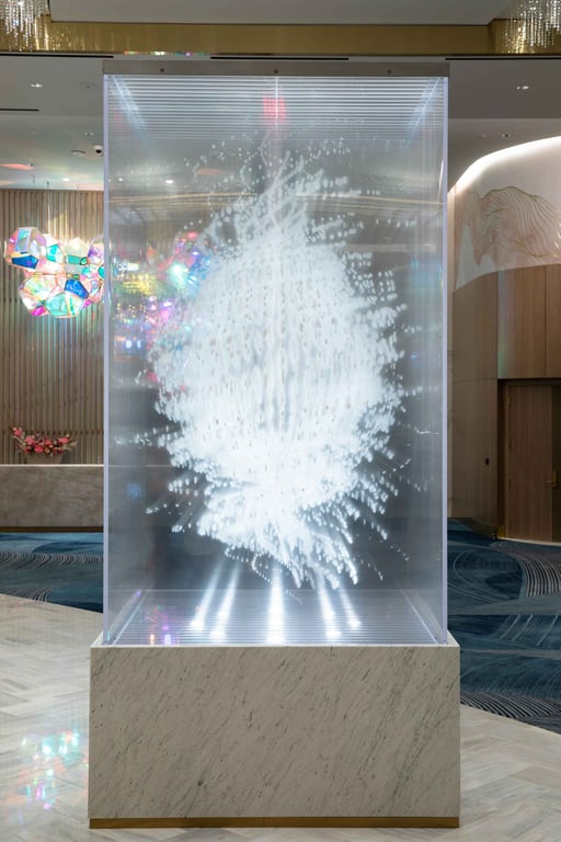 RW_Explosion_acrylic_Panels | Crockfords Las Vegas, LXR Hotels and Resorts