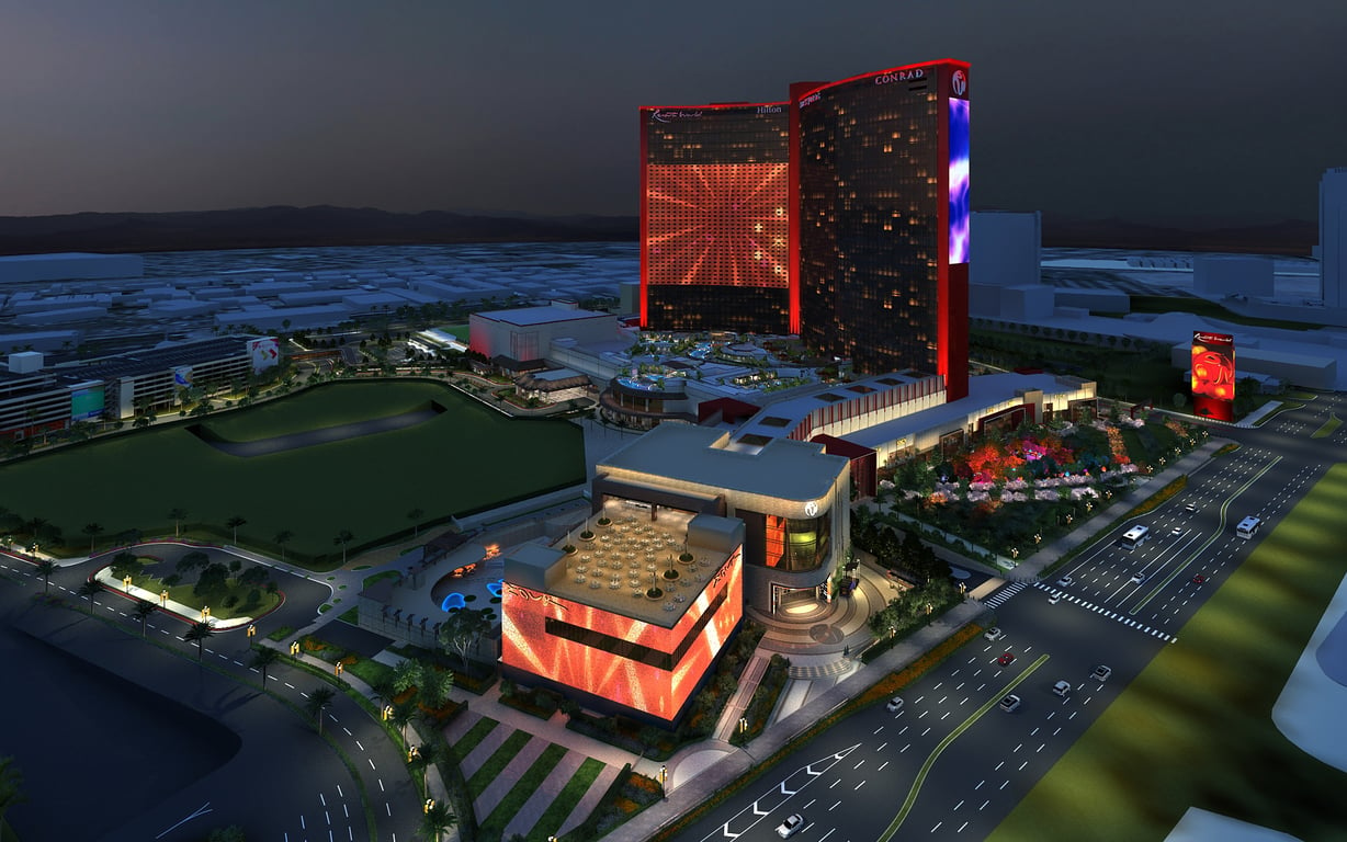 Exterior Rendering | Las Vegas Hilton at Resorts World