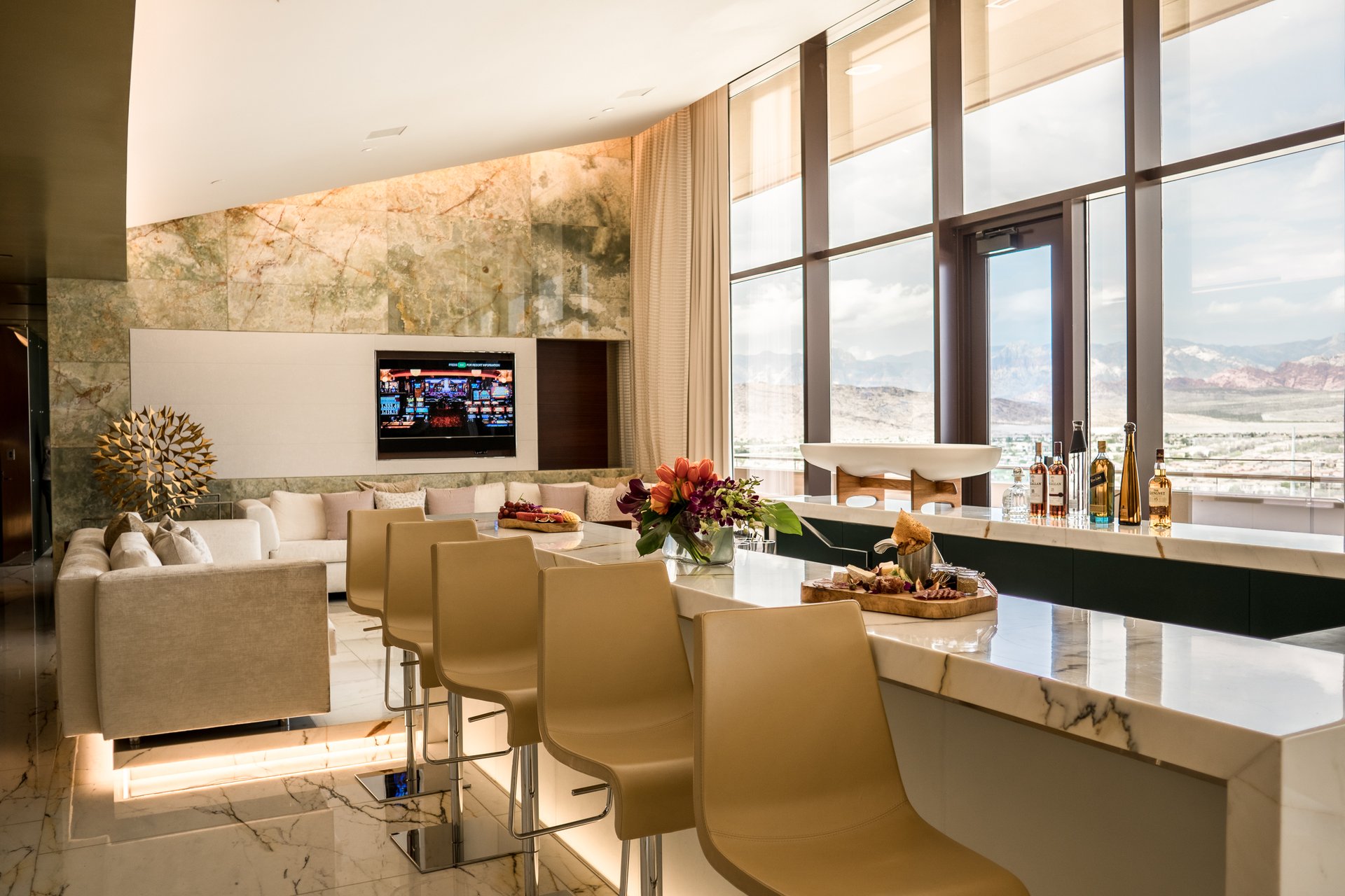 Bar area