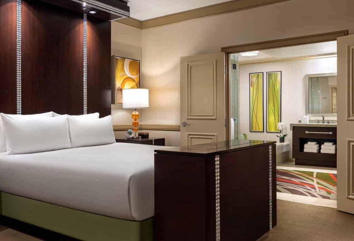 One Bedroom Penthouse Suite Bedroom .jpg | The Mirage Resort & Casino