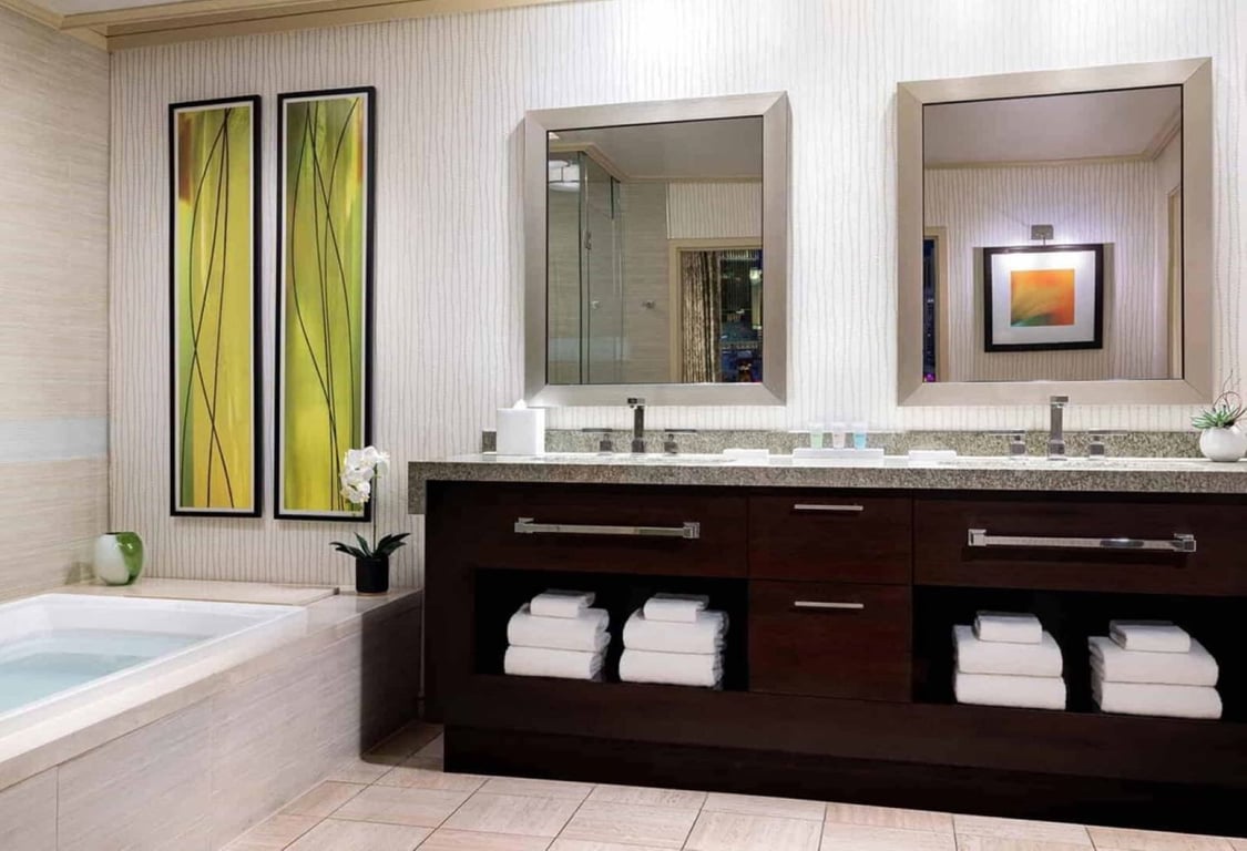 One Bedroom Tower Suite Bathroom.jpg | The Mirage Hotel & Casino