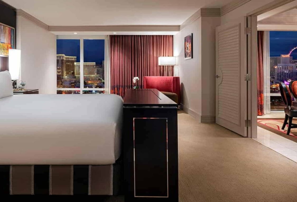 One Bedroom Tower Suite Bedroom.jpg | The Mirage Resort & Casino