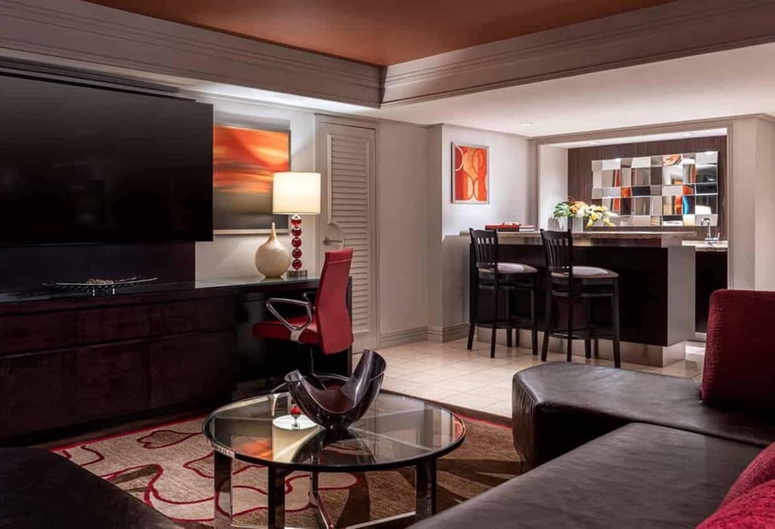 One Bedroom Tower Suite Living Area.jpg | The Mirage Resort & Casino