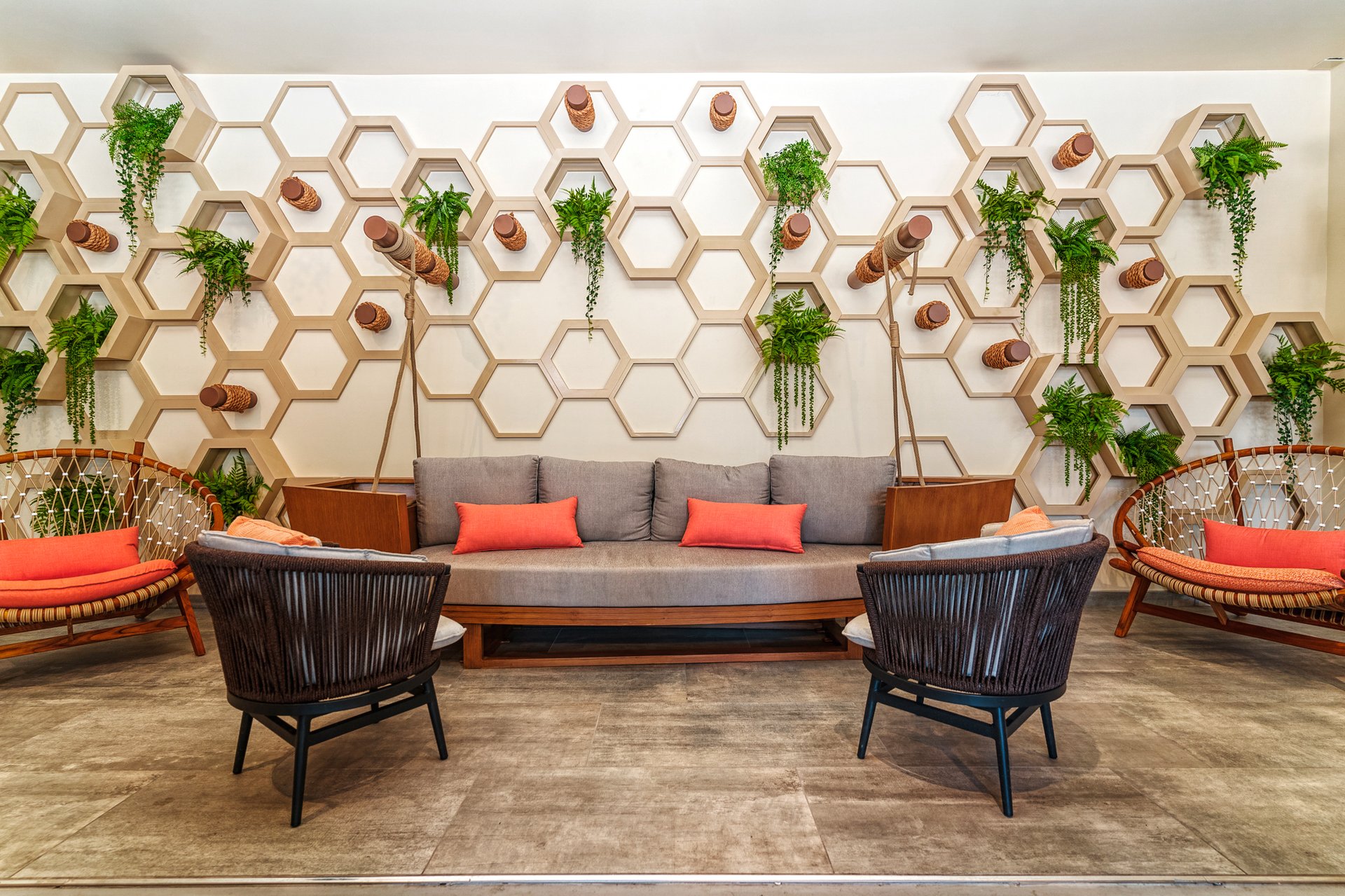 EBC Covered Lounge | Virgin Hotels Las Vegas, Curio Collection by Hilton