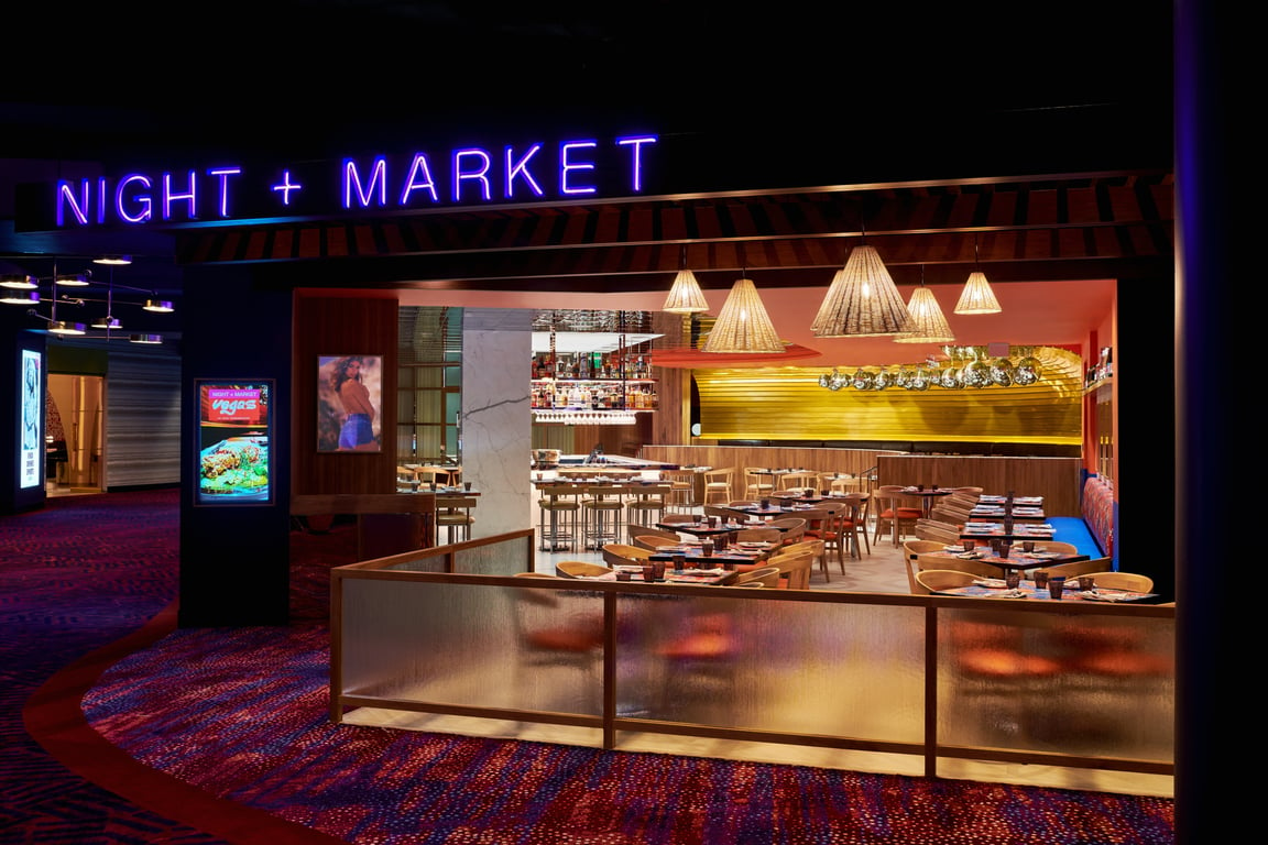 Night+Market Entrance | Virgin Hotels Las Vegas, Curio Collection by Hilton