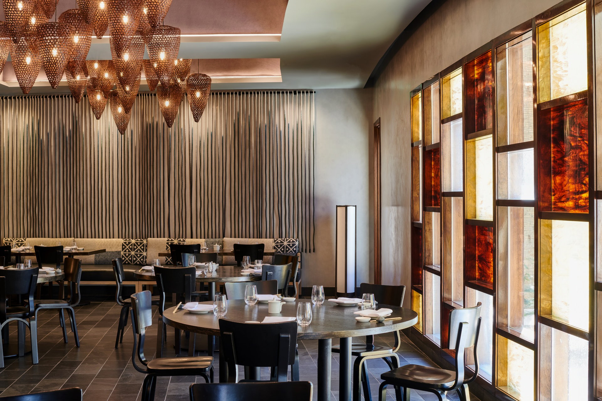 Nobu Seating | Virgin Hotels Las Vegas, Curio Collection by Hilton