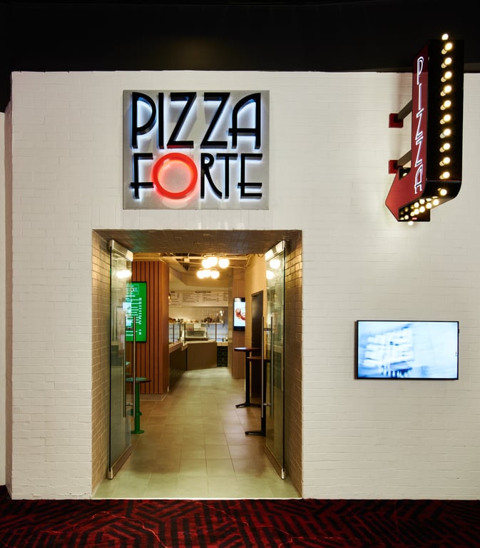 Pizza Forte Entrance | Virgin Hotels Las Vegas, Curio Collection by Hilton
