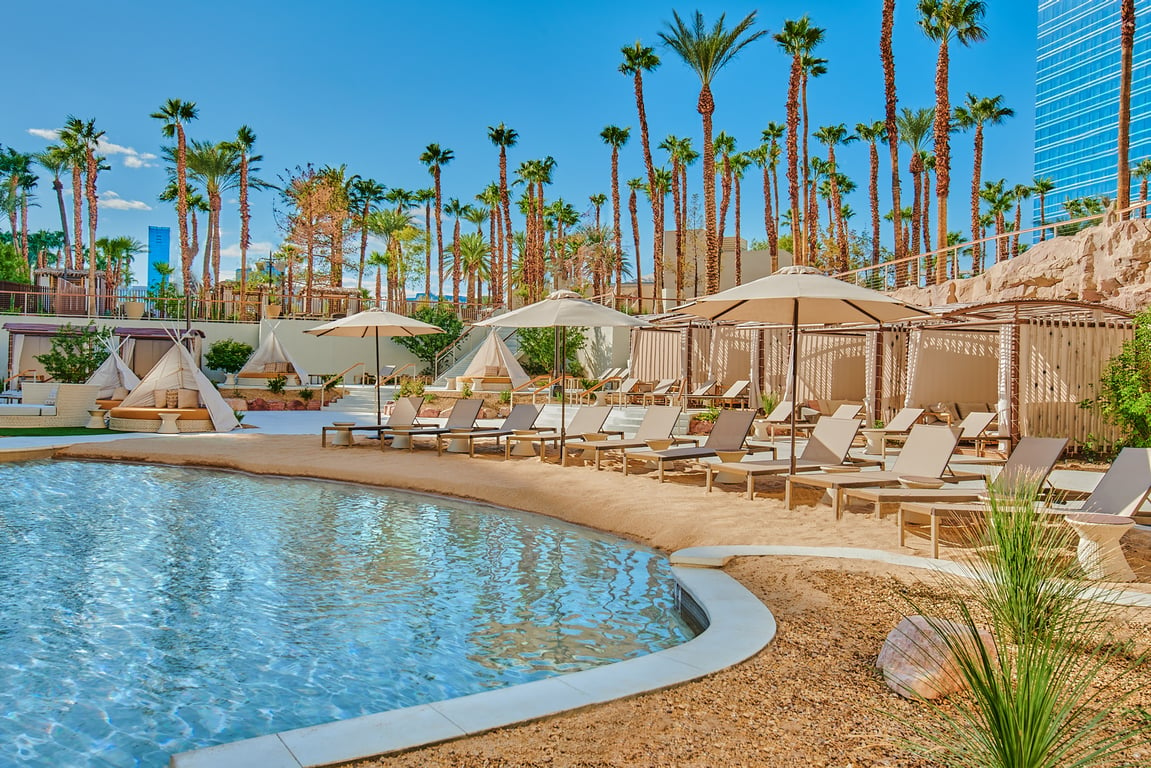 Resort Pool Beach | Virgin Hotels Las Vegas, Curio Collection by Hilton