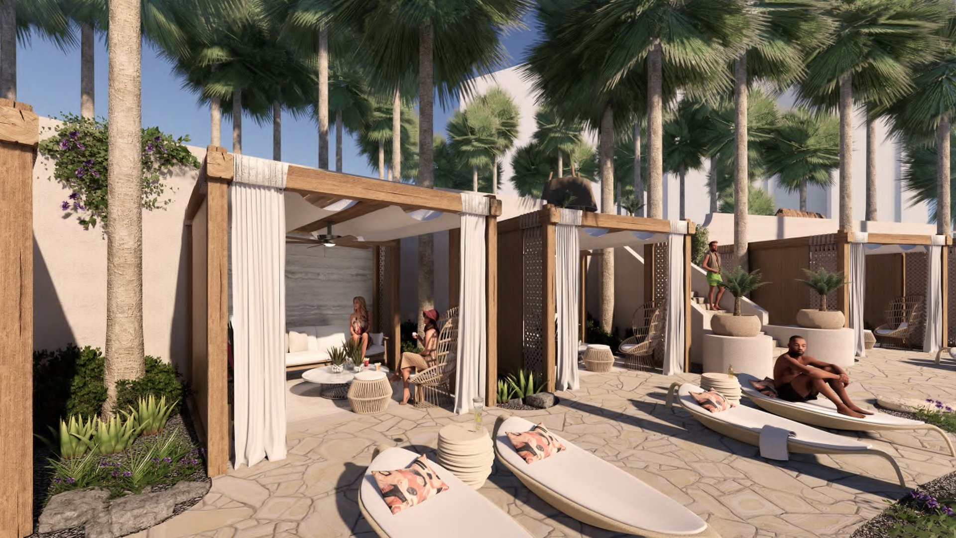 Resort Pool Cabana | Virgin Hotels Las Vegas, Curio Collection by Hilton