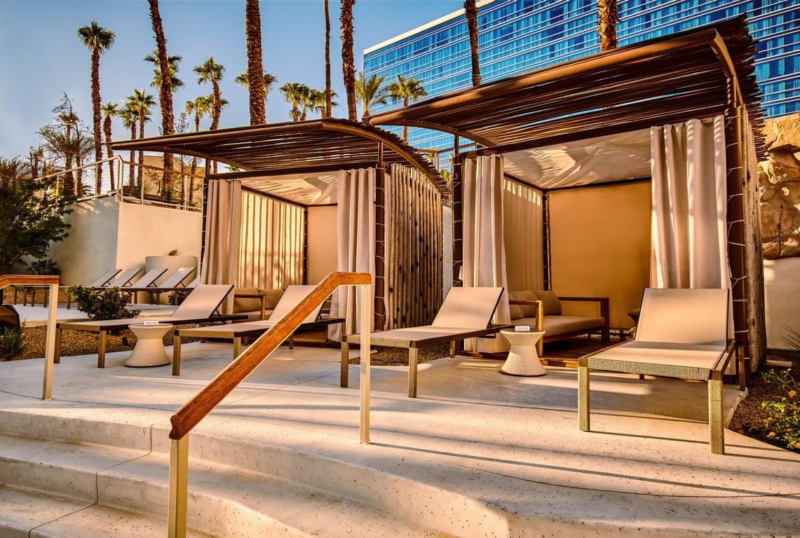 Resort Pool Cabanas | Virgin Hotels Las Vegas, Curio Collection by Hilton
