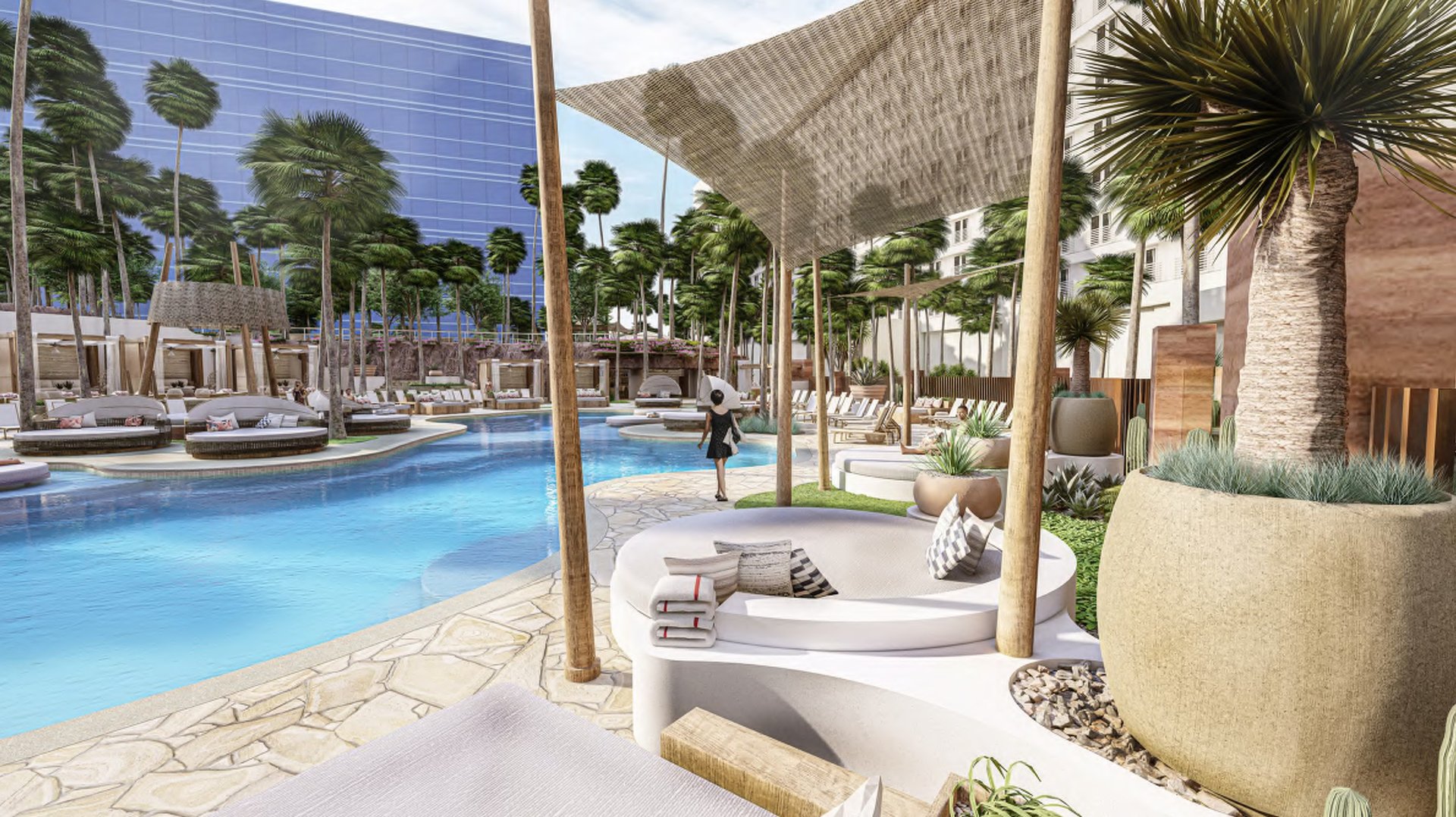 Resort Pool2 | Virgin Hotels Las Vegas, Curio Collection by Hilton