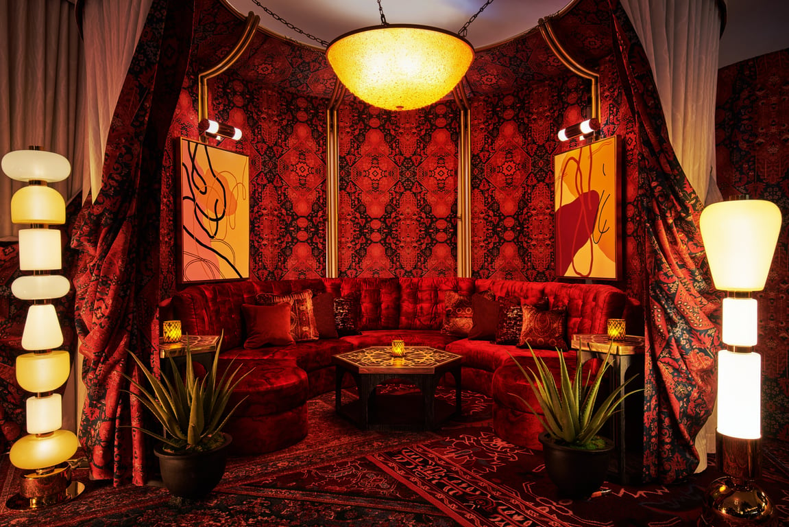 Shag Room Booth | Virgin Hotels Las Vegas, Curio Collection by Hilton